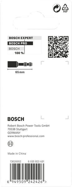 BOSCH PRO Nutsetter Impact, 7/16" x 65 mm BOSCH PRO Nutsetter Impact, 7/16" x 65 mm