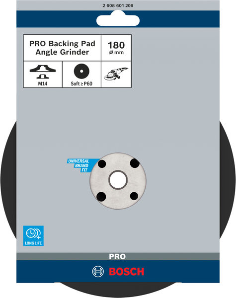 BOSCH PRO Stützteller weich, 180 mm, M14 BOSCH PRO Stützteller weich, 180 mm, M14