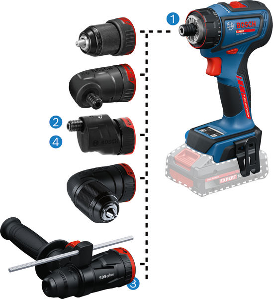BOSCH EXPERT Akku-Bohrschrauber EXSR18V-90FC, GFA 18-M/W/E, L-BOXX 136 BOSCH EXPERT Akku-Bohrschrauber EXSR18V-90FC, GFA 18-M/W/E, L-BOXX 136