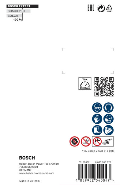 BOSCH EXPERT Multi Material Diamanttrennscheibe X-LOCK, 115x22,23 mm
