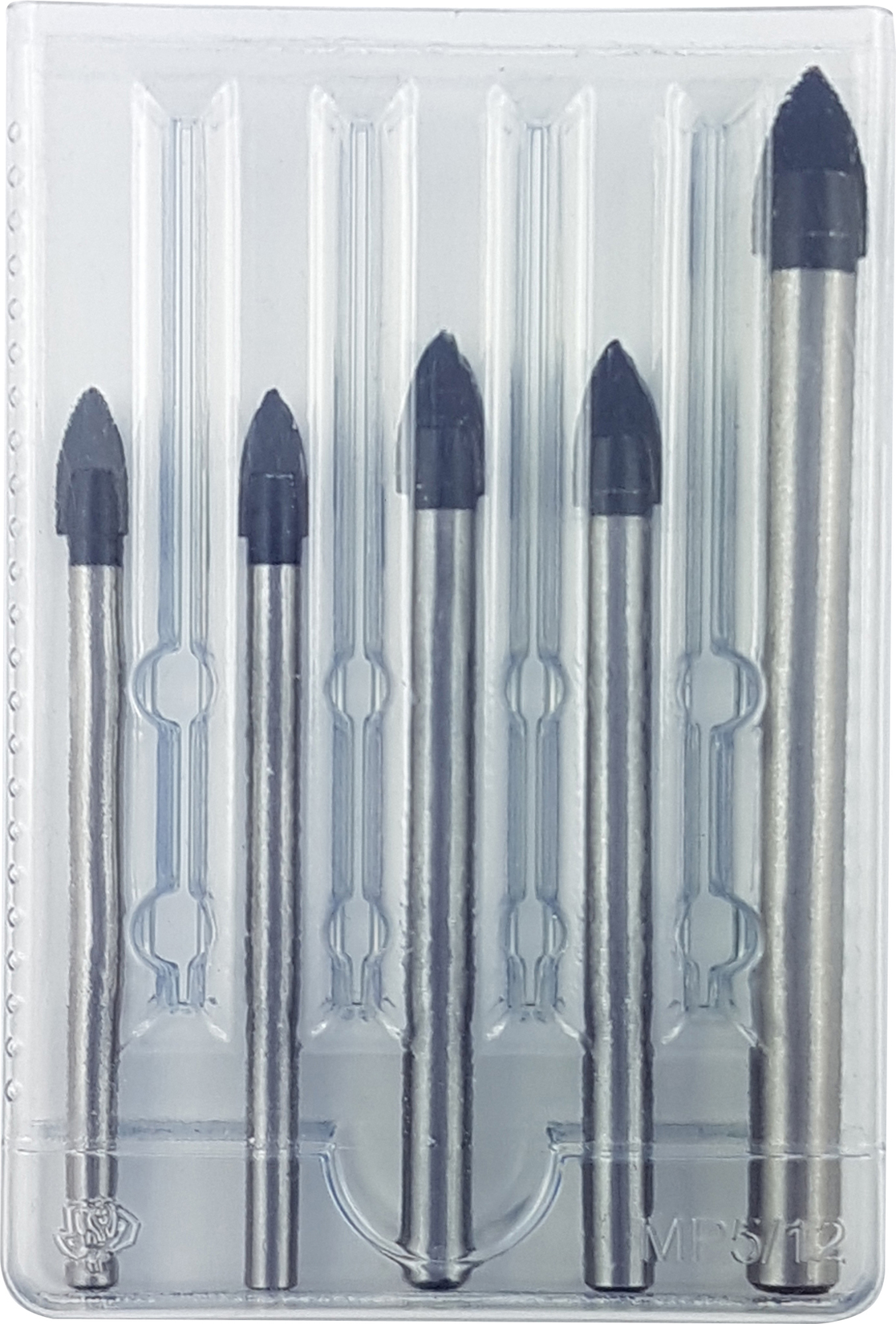 PROJAHN Crystal Glas- und Fliesenbohrer-Satz 5-tlg 2x 6mm, 2x 8mm, 1x 10mm