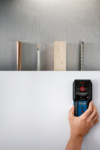 BOSCH Ortungsgerät GMS 120-27 mit Tasche, BA 3.7V 1.0Ah A und USB-C™-Kabel