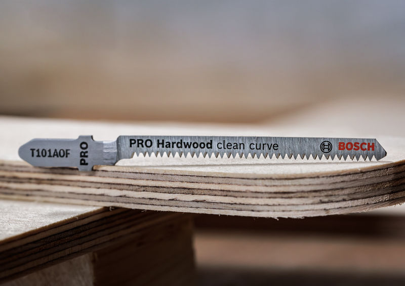 BOSCH PRO Hardwood clean curve T101AOF Stichsägeblatt, 83 mm, 2-tlg. BOSCH PRO Hardwood clean curve T101AOF Stichsägeblatt, 83 mm, 2-tlg.