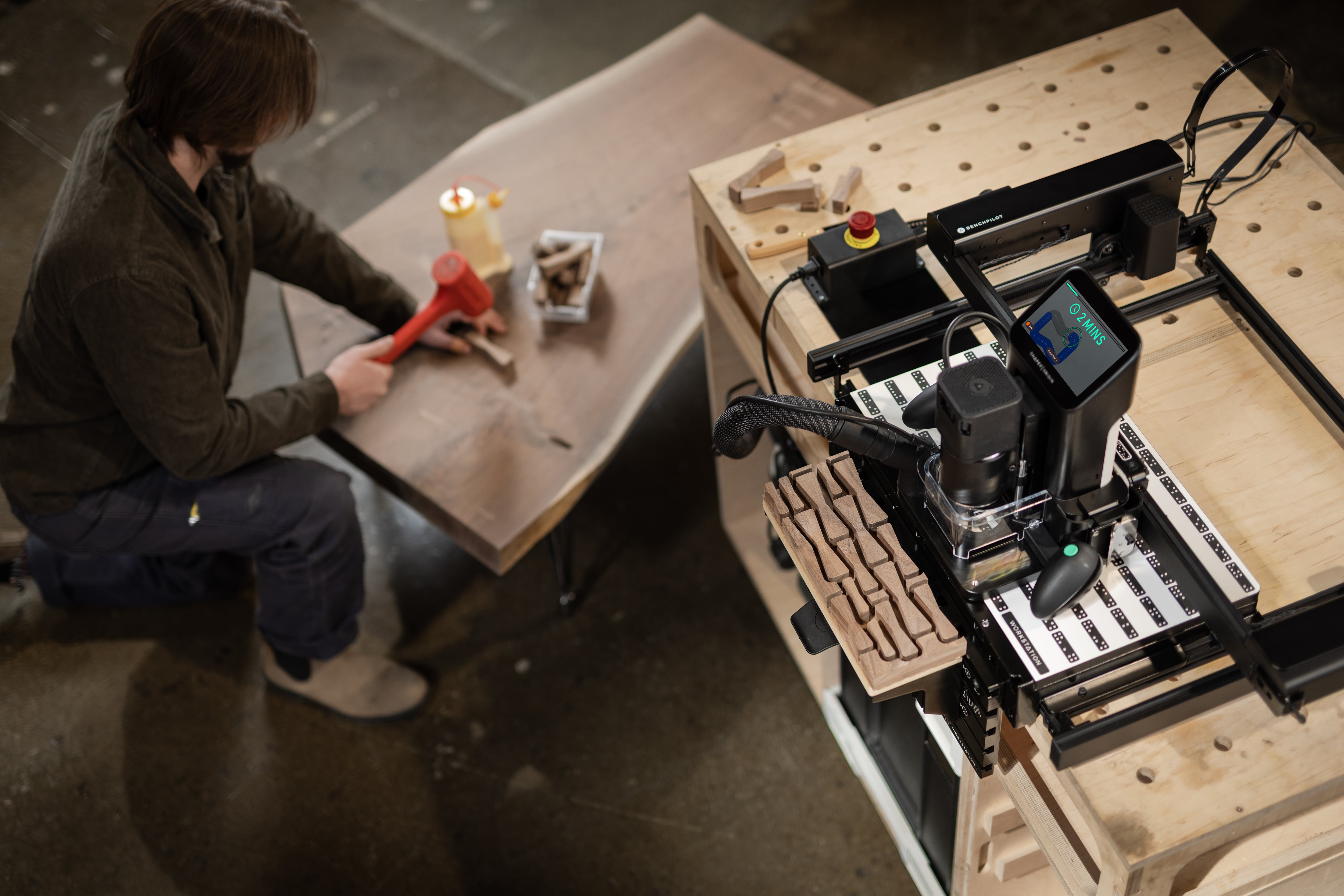 SHAPER Origin + Workstation + BenchPilot SHAPER Origin + Workstation + BenchPilot