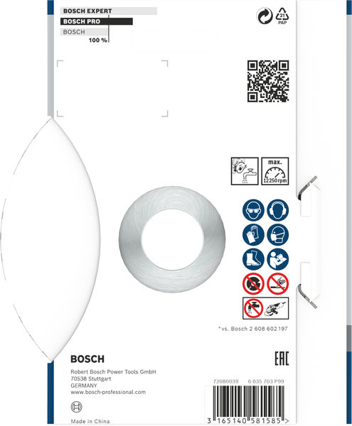 BOSCH Diamanttrennscheibe Best for Concrete