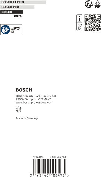 BOSCH Schleifzunge, oval