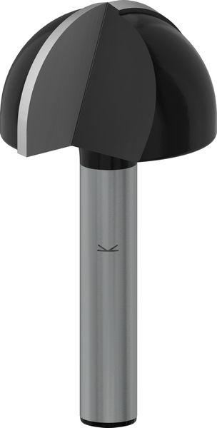 BOSCH PRO Hohlkehlfräser, R 1/2", Schaft 1/4"
