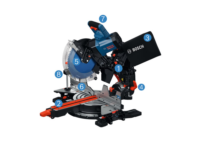 BOSCH Kapp- und Gehrungssäge EXCM341-305GD