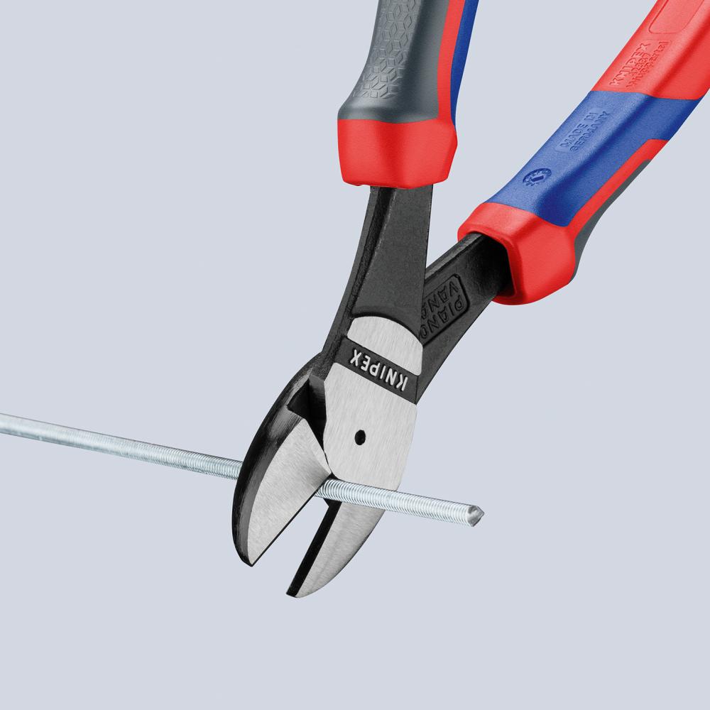 KNIPEX Kraft-Seitenschneider schwarz atramentiert 180 mm