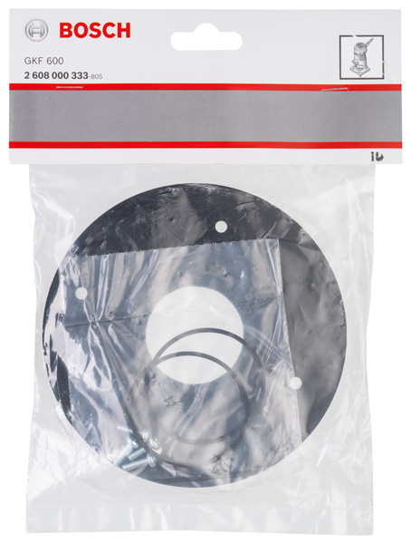BOSCH Grundplatte, rund, für GKF 600 BOSCH Grundplatte, rund, für GKF 600