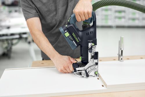 FESTOOL Akku-Dübelfräse DOMINO DFC 500 E-Basic