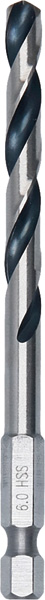BOSCH HSS PointTeQ Sechskantbohrer 6,0 mm BOSCH HSS PointTeQ Sechskantbohrer 6,0 mm