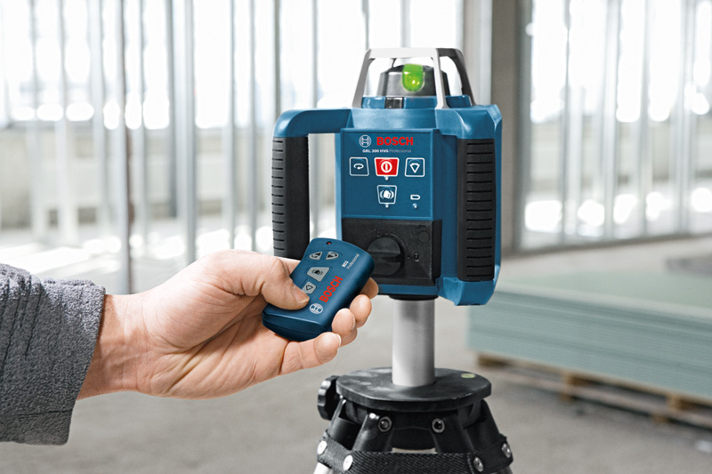 BOSCH Rotationslaser GRL 300 HVG mit Baustativ BT 300 HD u. Messstab GR 240 BOSCH Rotationslaser GRL 300 HVG mit Baustativ BT 300 HD u. Messstab GR 240