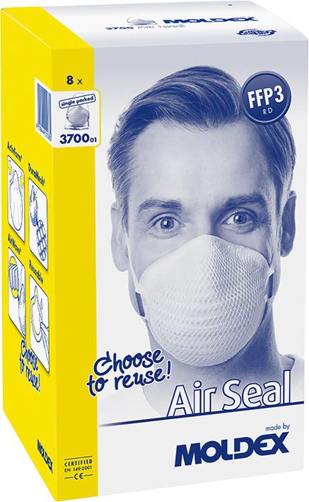 N.A. Atemschuztmaske 370001 FFP3RD, Dichtlippe, einzelverpackt N.A. Atemschuztmaske 370001 FFP3RD, Dichtlippe, einzelverpackt