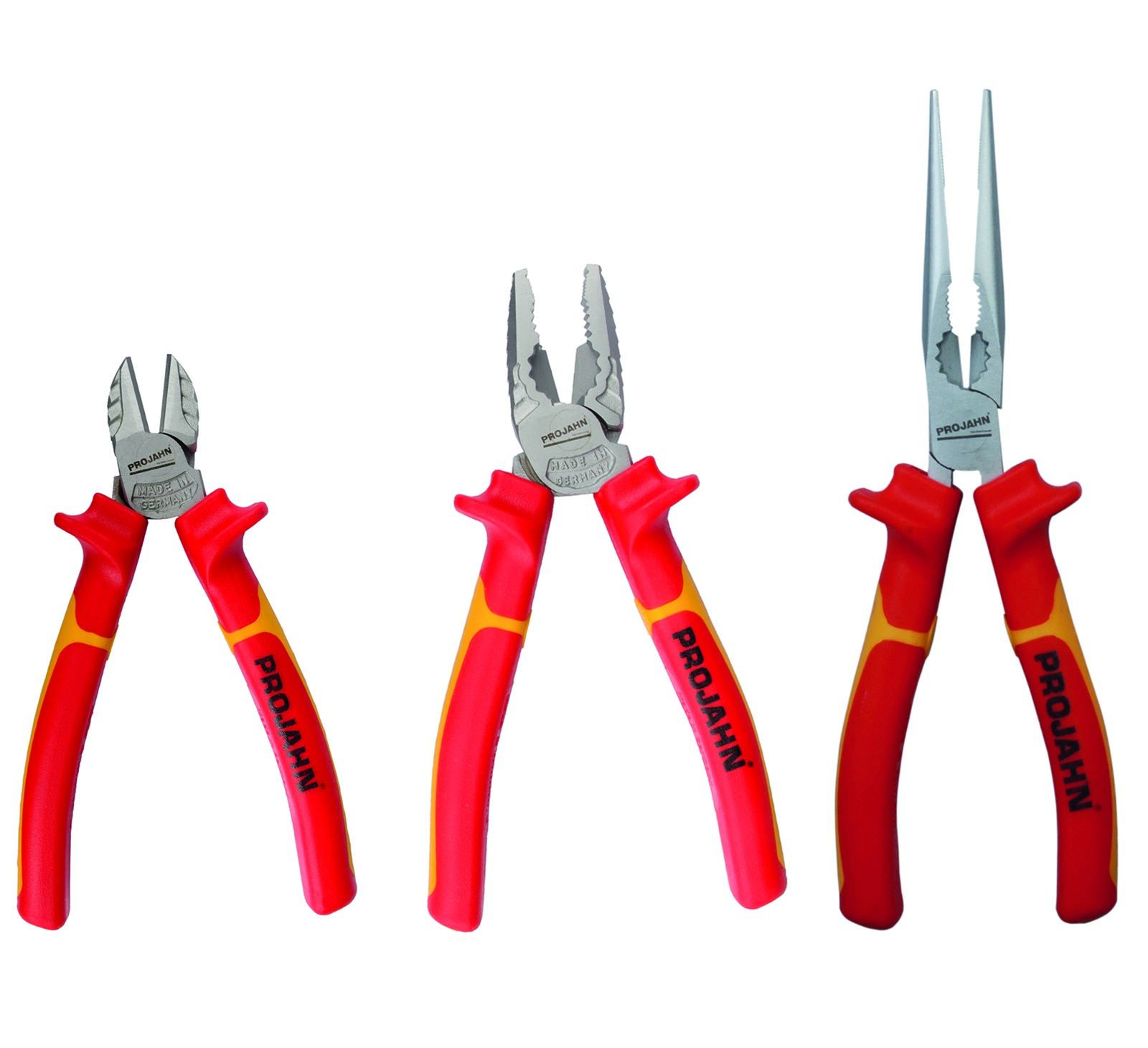 PROJAHN VDE Zangen Set 3tlg PROJAHN Made in Germany PROJAHN VDE Zangen Set 3tlg PROJAHN Made in Germany