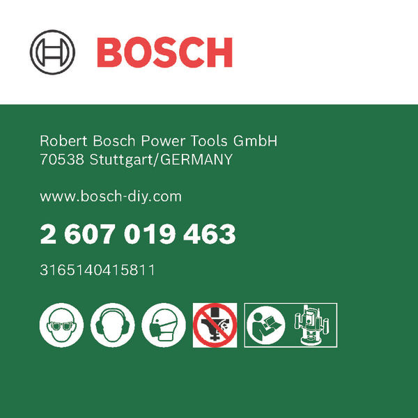 BOSCH 6-teiliges HM-Fräser-Set (8 mm Schaft)