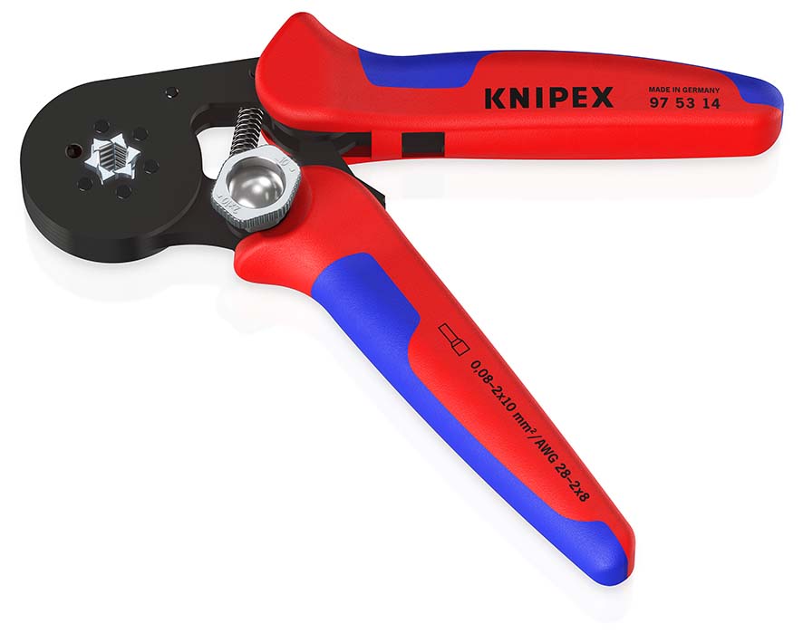 KNIPEX 97 53 14 SB Selbsteinstellende Crimpzange für Aderendhülsen mit Seiteneinführung 180 mm brüniert mit Mehrkomponenten-Hüllen KNIPEX 97 53 14 SB Selbsteinstellende Crimpzange für Aderendhülsen mit Seiteneinführung 180 mm brüniert mit Mehrkomponenten-Hüllen