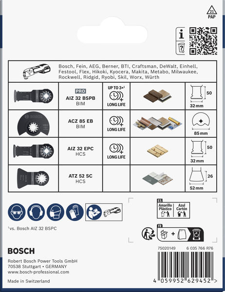 BOSCH Boden und Installations Set, 4-tlg. BOSCH Boden und Installations Set, 4-tlg.