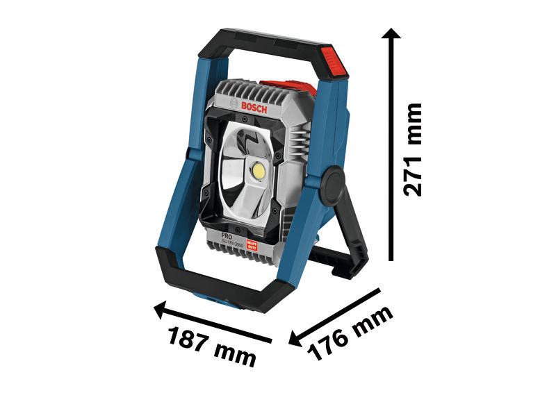 BOSCH Akku-Bauleuchte GLI 18V-3000 BOSCH Akku-Bauleuchte GLI 18V-3000