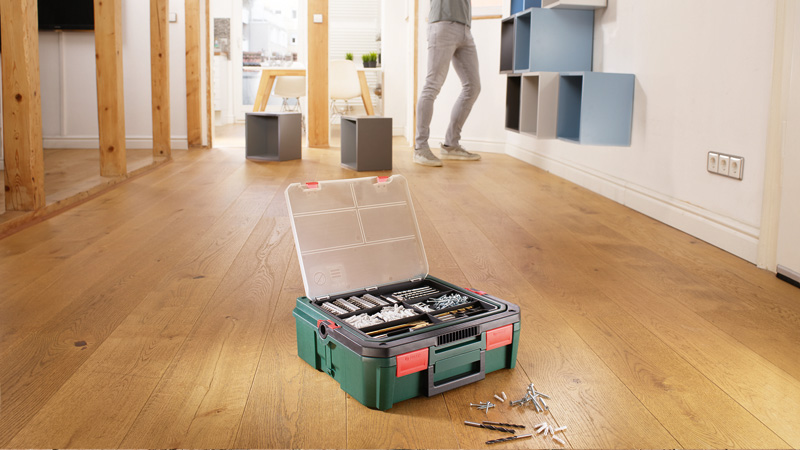 BOSCH Akku-Bohrschrauber EasyDrill 18V-40, 1 x Akku PBA 18V 1.5Ah + SystemBox