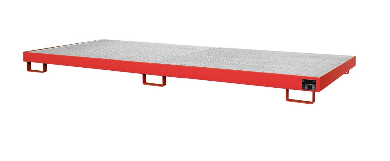 BAUER Regalwanne RW-GR 3300-1, lackiert, Feuerrot