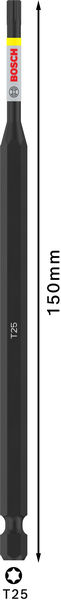 BOSCH PRO Torx Impact Bit, T25, 150 mm