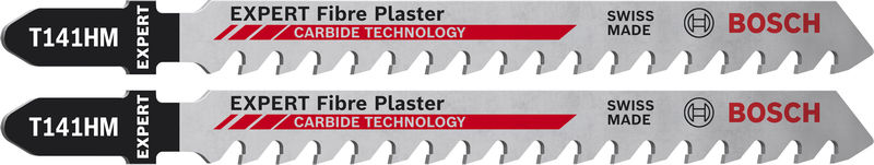 BOSCH EXPERT Fiber Plaster T141HM Stichsägeblatt, 2-tlg. BOSCH EXPERT Fiber Plaster T141HM Stichsägeblatt, 2-tlg.