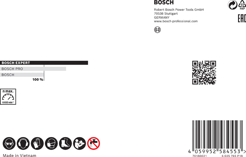 BOSCH EXPERT Diamant Pipe Cut Trennscheibe, 230x22,32 mm