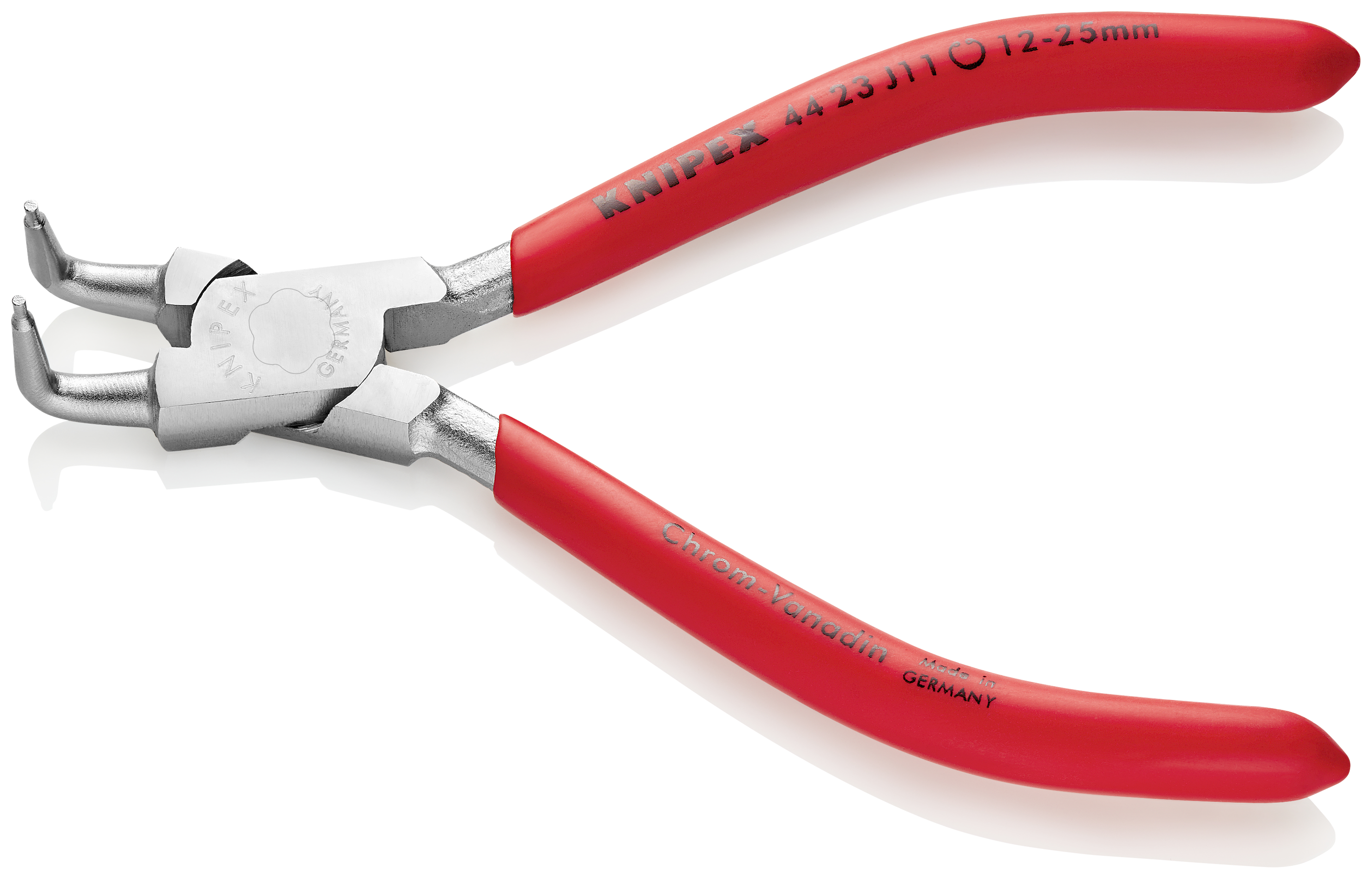 KNIPEX KNIPEX 44 23 J11 Sicherungsringzange für Innenringe in Bohrungen 130 mm verchromt mit Kunststoff überzogen