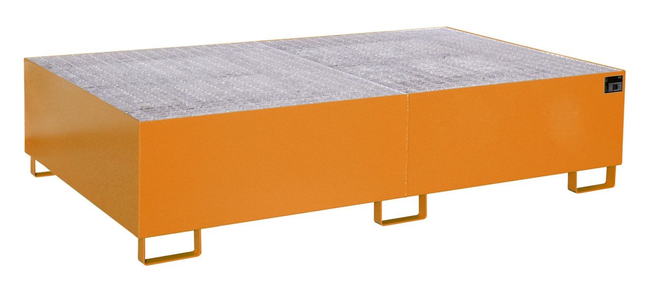 BAUER Regalwanne RW-GR 2200-2, lackiert, Gelborange