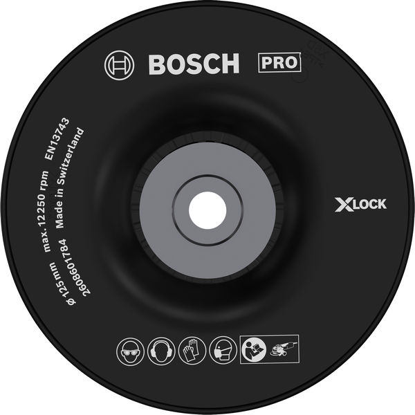 BOSCH PRO Stützteller hart, 125 mm, M14 BOSCH PRO Stützteller hart, 125 mm, M14