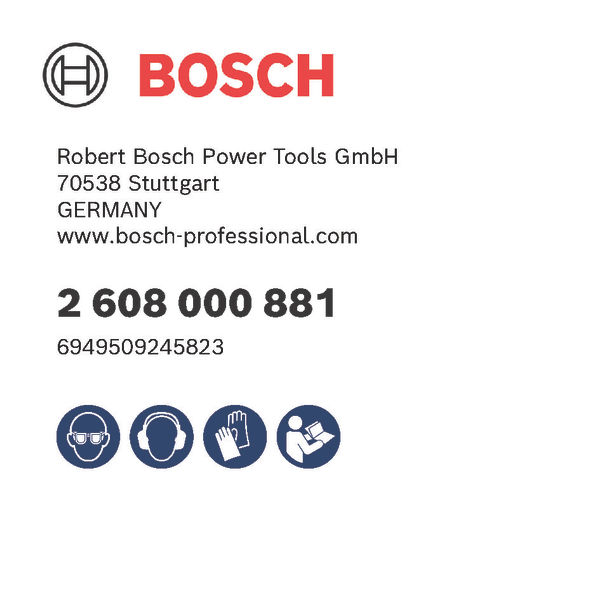 BOSCH PRO Absaughaube, ohne Schlüssel, HG, 115/125 mm BOSCH PRO Absaughaube, ohne Schlüssel, HG, 115/125 mm