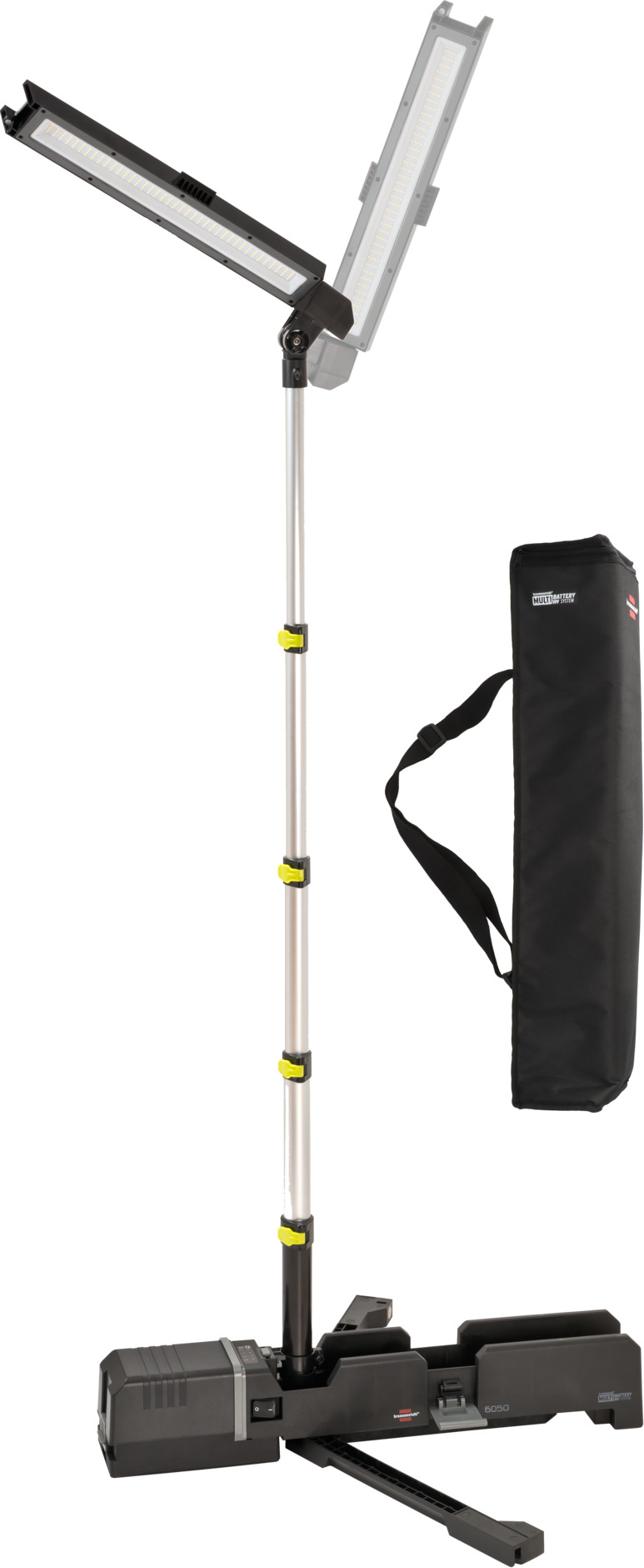 BRENNENSTUHL Multi Battery LED Akku Teleskop Arbeitsstrahler 6050 MA, 7700lm, IP54 BRENNENSTUHL Multi Battery LED Akku Teleskop Arbeitsstrahler 6050 MA, 7700lm, IP54