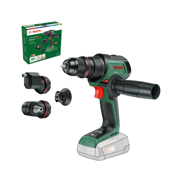 BOSCH Akku-Bohrschrauber AdvancedDrill 18V-80 QuickSnap + 3 Aufsätze