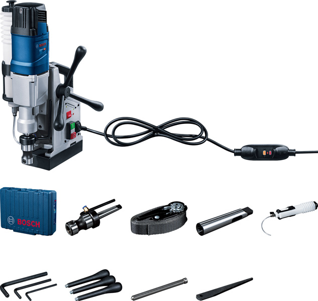 BOSCH Magnet-Kernbohrer GBM 50-2 im Handwerkerkoffer BOSCH Magnet-Kernbohrer GBM 50-2 im Handwerkerkoffer