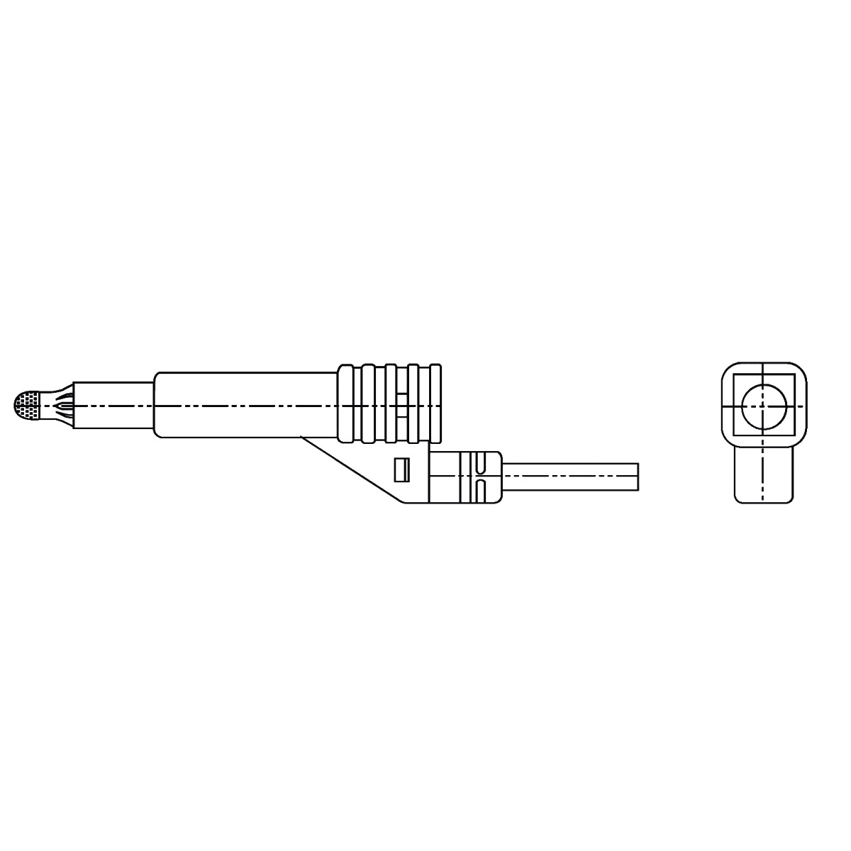 STÜRMER Messkabel inklusive Stecker Schweisskraft schwarz, Ø 4 mm, Länge 5 m