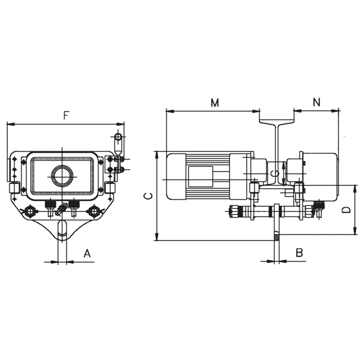 UNICRAFT Elektrofahrwerk EFW 2-1 UNICRAFT Elektrofahrwerk EFW 2-1