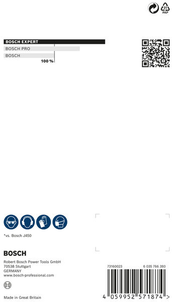 BOSCH EXPERT N880 Vliespad, 115x140mm, Extra Cut A BOSCH EXPERT N880 Vliespad, 115x140mm, Extra Cut A