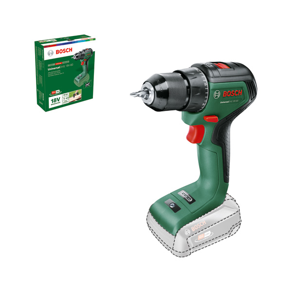 BOSCH Akku-Bohrschrauber UniversalDrill 18V-60 BOSCH Akku-Bohrschrauber UniversalDrill 18V-60