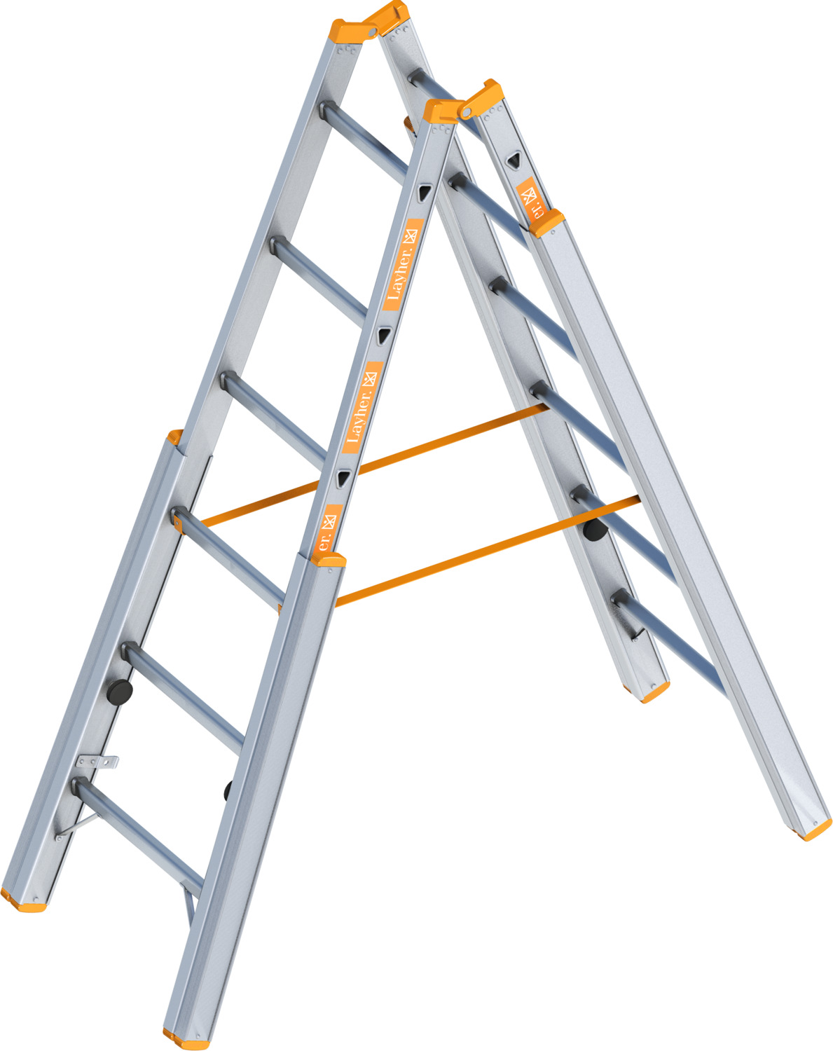 LAYHER Treppenstehleiter TOPIC 1061 LAYHER Treppenstehleiter TOPIC 1061