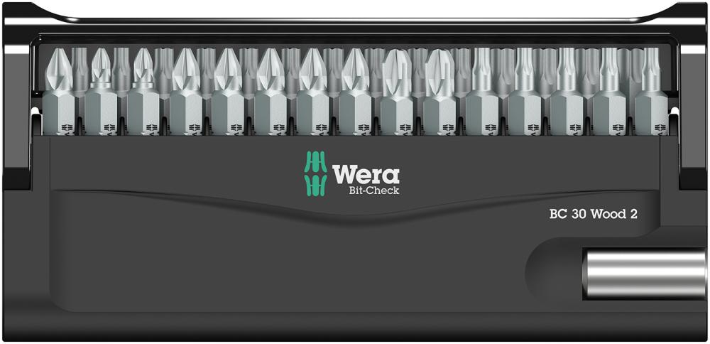 WERA Bit Sortiment Bit-Check 30 Wood 2