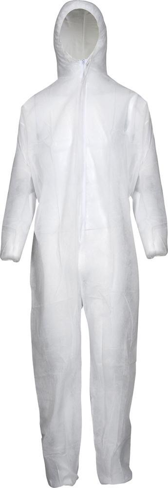 ASATEX Schutzoverall, PP, 50g/qm, weiß, Gr.XL ASATEX Schutzoverall, PP, 50g/qm, weiß, Gr.XL