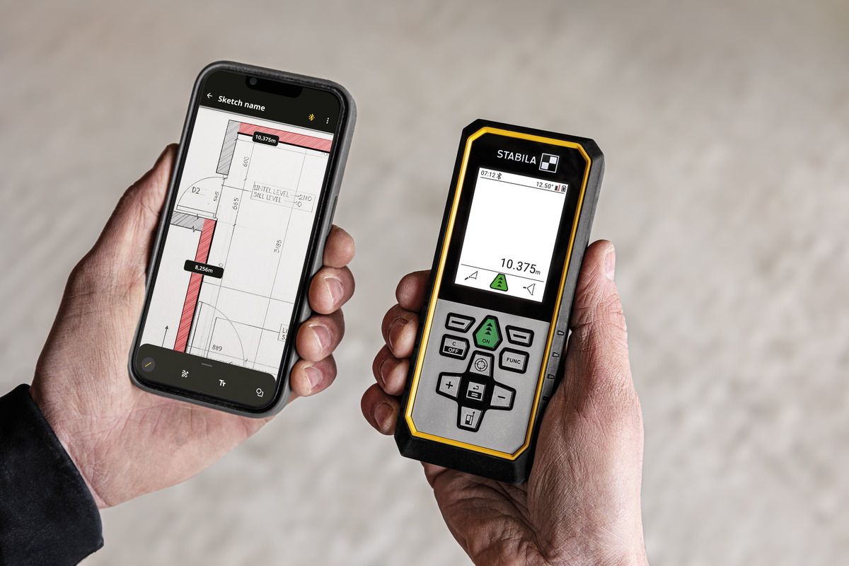 STABILA Laser-Entfernungsmesser LD 530 BT, Bluetooth® 5.0 STABILA Laser-Entfernungsmesser LD 530 BT, Bluetooth® 5.0