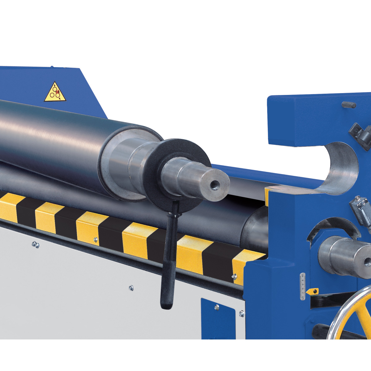 METALLKRAFT Motorische Rundbiegemaschine in schwerer Ausführung mit motorischer Zustellung RBM 2050-50 E Pro