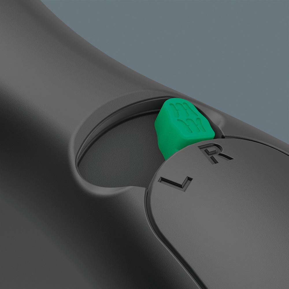 WERA Quergriff-Bits-Handhalter mit Ratschenfunktion und Rapidaptor Schnellwechselfutter 416 RA