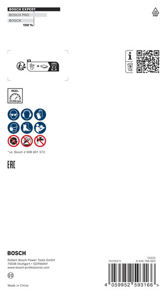 BOSCH EXPERT Concrete Topfscheibe, 150x22,23x4,5 mm
