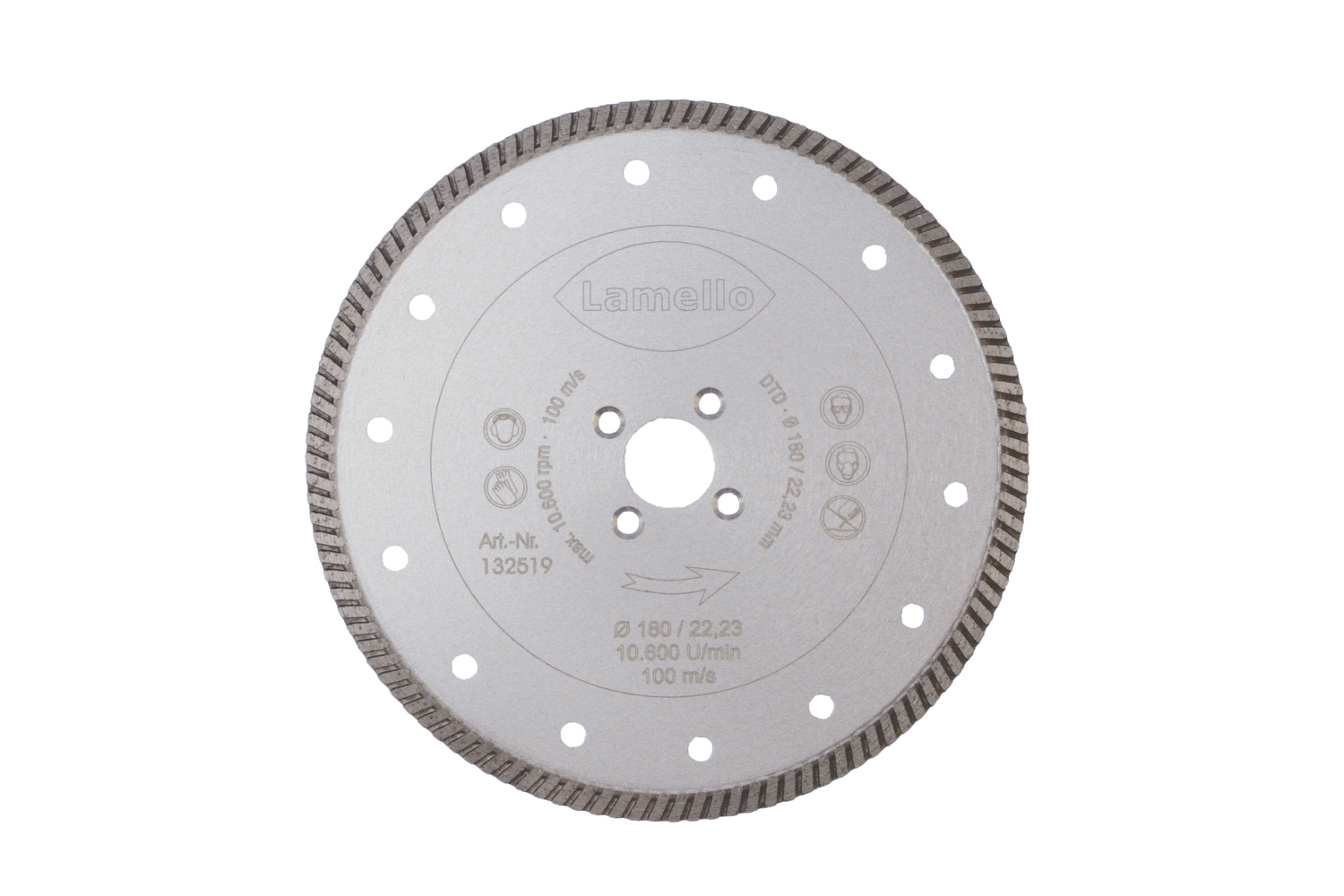LAMELLO Diamant-Trennscheibe D180 mm zu Tanga Delta LAMELLO Diamant-Trennscheibe D180 mm zu Tanga Delta