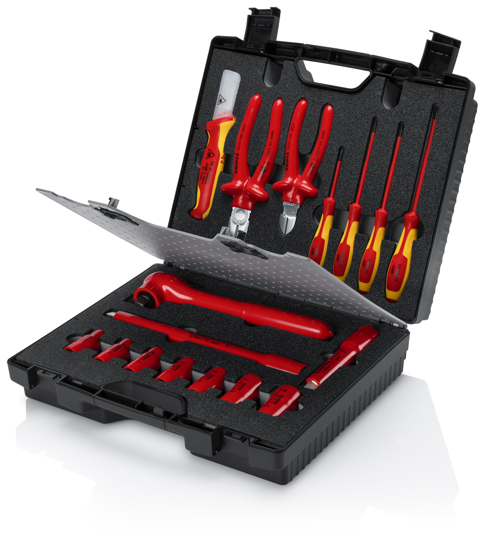 KNIPEX KNIPEX 98 99 11 Kompaktkoffer 17-teilig 380 mm KNIPEX KNIPEX 98 99 11 Kompaktkoffer 17-teilig 380 mm