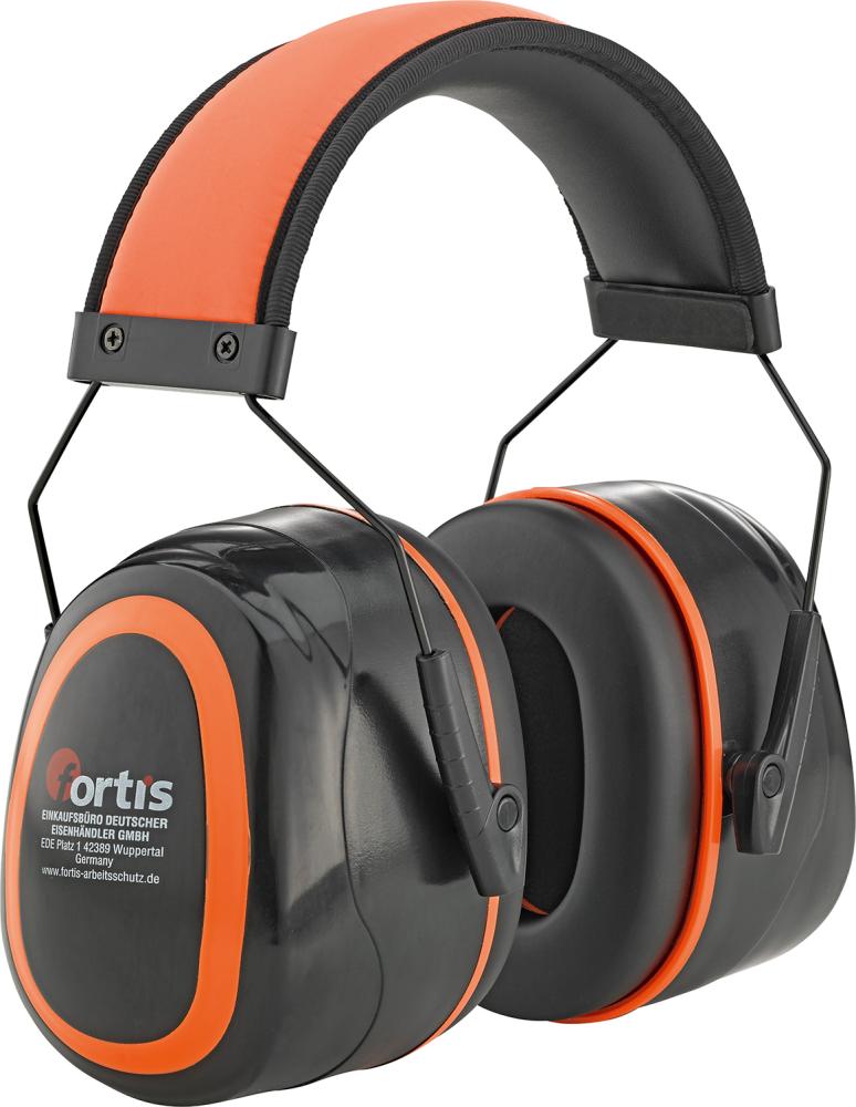 FORTIS Kapselgehörschutz 36dB EN 352-1 Orange FORTIS FORTIS Kapselgehörschutz 36dB EN 352-1 Orange FORTIS