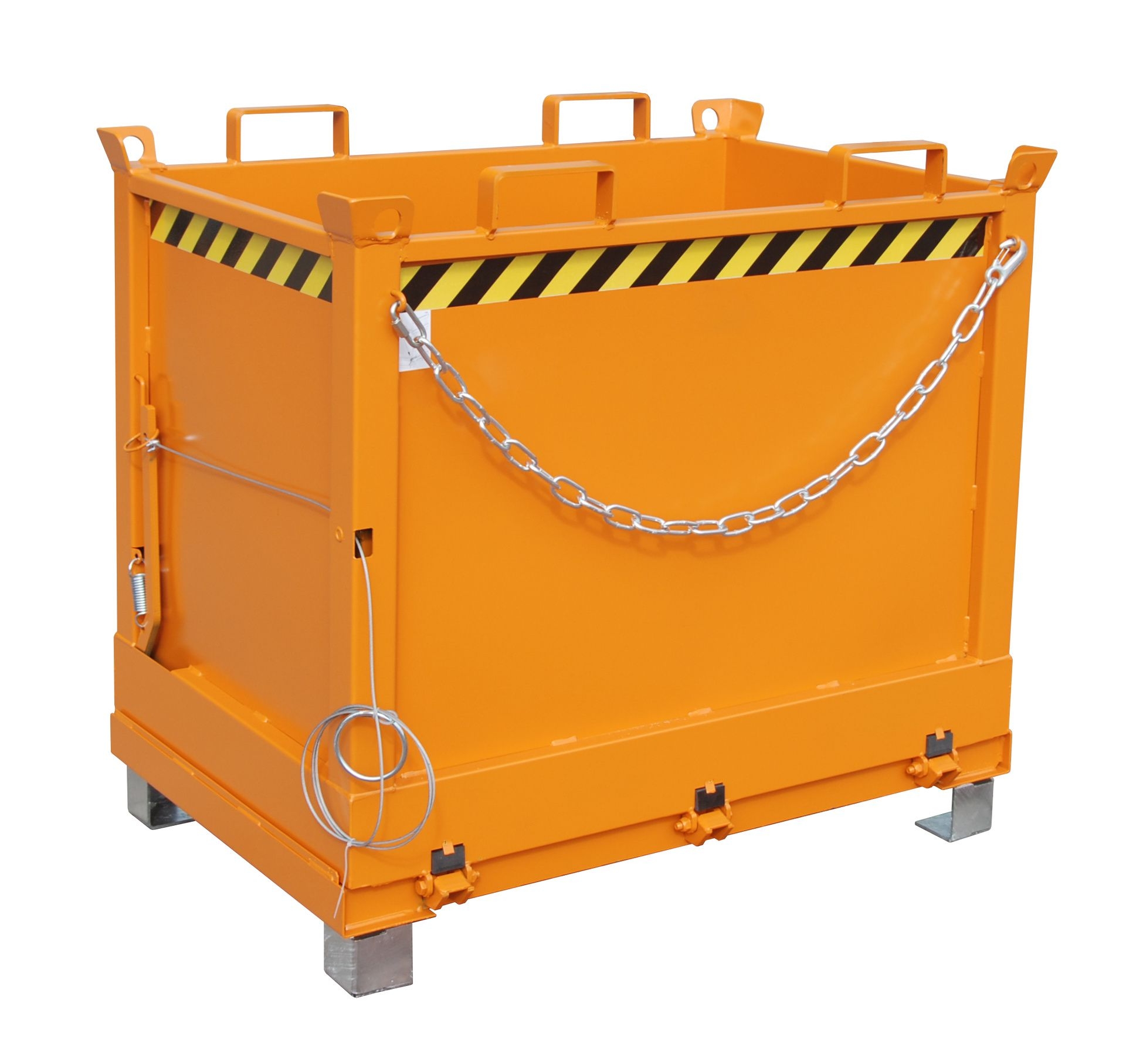 BAUER Klappbodenbehälter FB 750, lackiert, RAL 2000 Gelborange BAUER Klappbodenbehälter FB 750, lackiert, RAL 2000 Gelborange